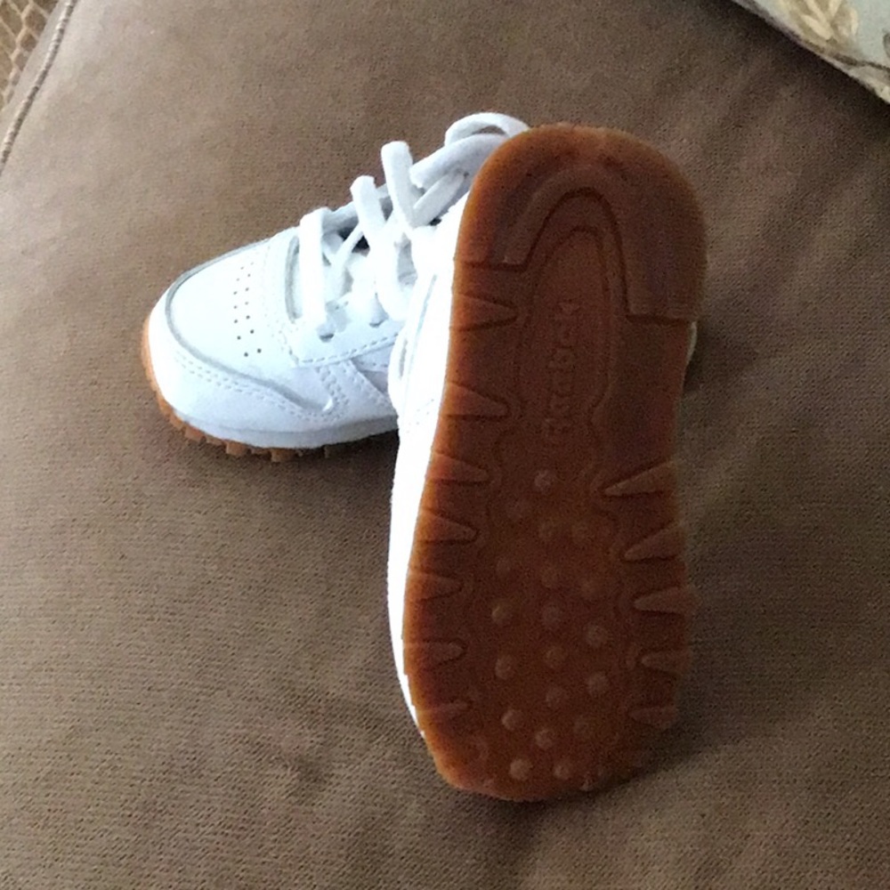 White Reebok Classic Baby Sneaker - Picture 3 of 4